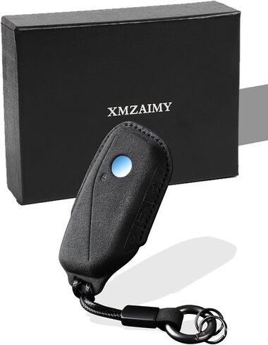بالنسبة إلى غطاء مفتاح BMW مع سلسلة المفاتيح لائحة BMW 3 5 6 7 X1 X2 X3 X5 X6 Series Keys Keys Protector Suede (Black ، Style A) in Kuwait