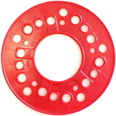 Set of WHEEL BOLT PATTERN TEMPLATE TOOLS Measure Guides 4 5 6 in Saudi Arabia