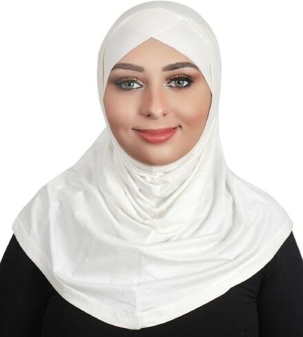 Beautiful Single cross cotton hijab scarf Islamic women fancy hijab 2T101 in Saudi Arabia