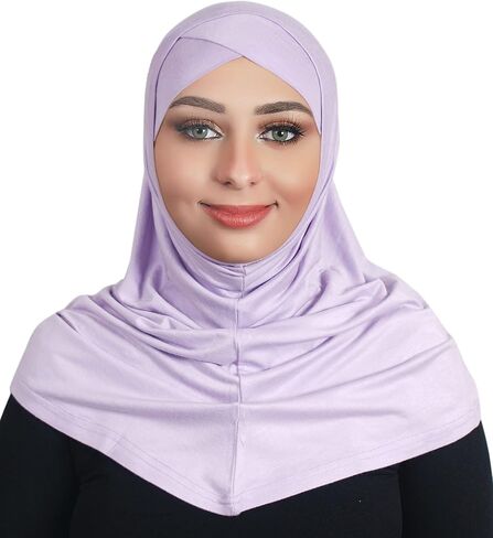 Beautiful Single cross cotton hijab scarf Islamic women fancy hijab 2T101 in Saudi Arabia