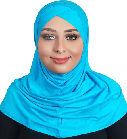 Beautiful Single cross cotton hijab scarf Islamic women fancy hijab 2T101 in Saudi Arabia