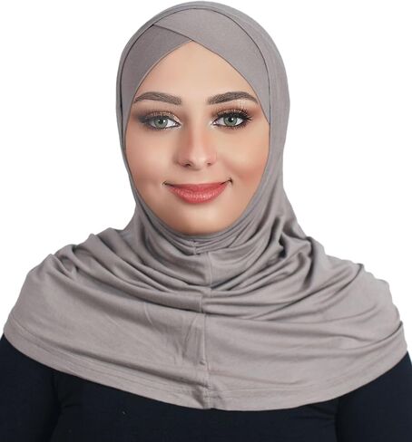 Beautiful Single cross cotton hijab scarf Islamic women fancy hijab 2T101 in Saudi Arabia