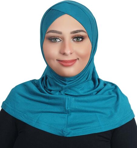 Beautiful Single cross cotton hijab scarf Islamic women fancy hijab 2T101 in Saudi Arabia
