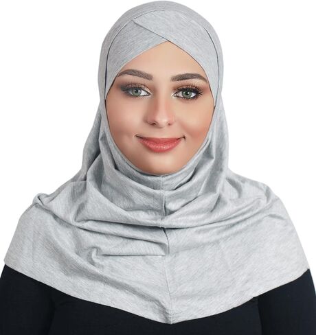 Beautiful Single cross cotton hijab scarf Islamic women fancy hijab 2T101 in Saudi Arabia