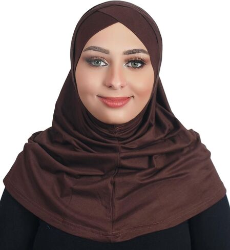 Beautiful Single cross cotton hijab scarf Islamic women fancy hijab 2T101 in Saudi Arabia