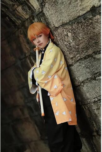 Tanjirou Zenitsu Giyuu Mitsuri Cosplay Costume anime kimono alm in Kuwait