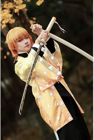 Tanjirou Zenitsu Giyuu Mitsuri Cosplay Costume anime kimono alm in Kuwait