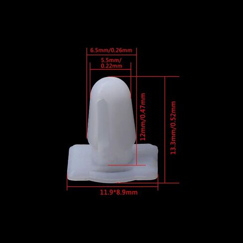 10 Pcs Door Sill Covering Trim Moulding Clips for E30 E34 E38 4 E81 E46 E84, 13.3mm in Saudi Arabia