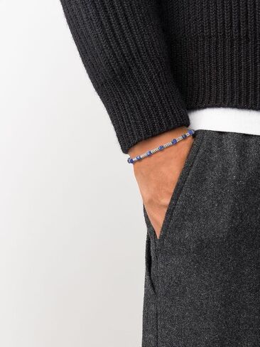 Gavu Lapis Lazuli Red Jasper Spinel Bracelet للرجال ، سوار بالخرز الكريستال للرجال in Kuwait