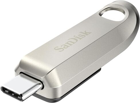 محرك أقراص فلاش SanDisk 512B Ultra Luxe USB من النوع C - سرعة تصل إلى 400 ميجابايت/ثانية، USB 3.2 الجيل الأول، تصميم معدني ممتاز - SDCZ75-512G-G46 in Saudi Arabia
