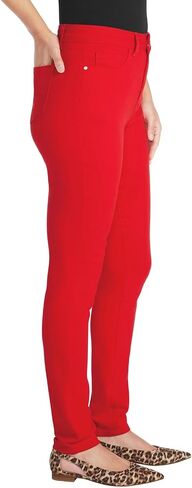 Masseys High-Rise Colored Skinny Jean, 10, Cherry Red in Saudi Arabia