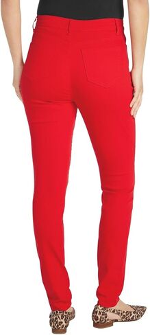 Masseys High-Rise Colored Skinny Jean, 10, Cherry Red in Saudi Arabia