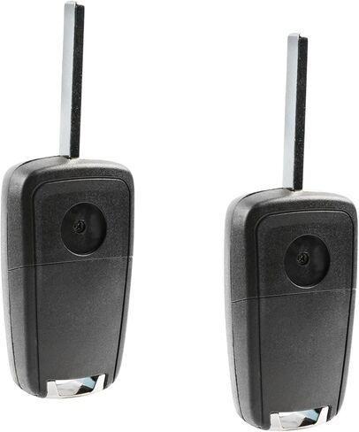Key Fob Keyless Entry Remote Flip Shell Case & Pad fits Chevy 2010-2017 Equinox / 2012-2017 Sonic/GMC 2010-2017 Terrain, Set of 2 in Saudi Arabia
