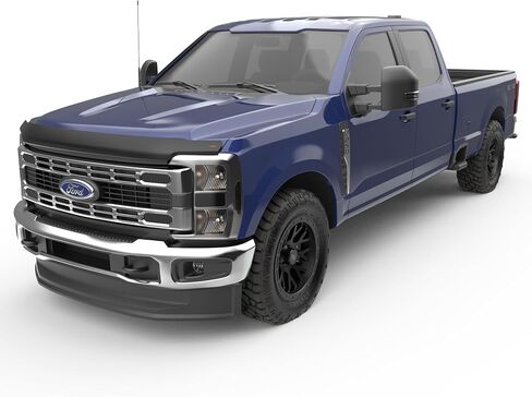 EGR 303505 Superguard Matte Matte Black Acrylic Hood Shield متوافق مع شاحنات Select 2023-2024 Ford Super Duty F-250/F-350/F-450-متينة وسهلة التثبيت in Saudi Arabia
