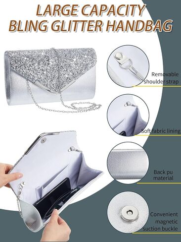 Henoyso 5 PCS محفظة المجوهرات مجموعة مجوهرات حفلة موسيقية مجوهر in Saudi Arabia