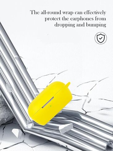 حافظة لسماعات الأذن Bose New QuietComfort، حماية ناعمة، مقاومة للصدمات، غطاء حافظة من السيليكون BOVUGAC مع سلسلة مفاتيح ومجموعة تنظيف وحبل قصير - أحمر in Kuwait