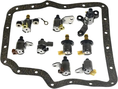 1set Shift Solenoid Set Gasket Transmission Compatible For Ford Compatible For Mazda 2002-2005 2.5L JF506E Engines Car Accessories Parts in Saudi Arabia