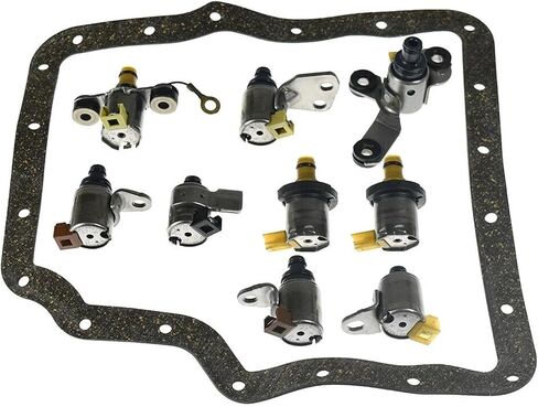 1set Shift Solenoid Set Gasket Transmission Compatible For Ford Compatible For Mazda 2002-2005 2.5L JF506E Engines Car Accessories Parts in Saudi Arabia