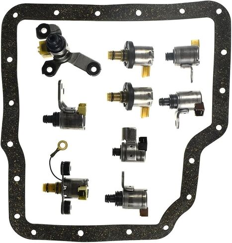 1set Shift Solenoid Set Gasket Transmission Compatible For Ford Compatible For Mazda 2002-2005 2.5L JF506E Engines Car Accessories Parts in Saudi Arabia