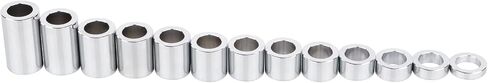 Chrome Wheel Axle Spacer Kit ID 3/4" OD 1 1/8" For Harley Dyna Wide Glide FXDWG Electra Glide Classic FLHTC Road Glide FLTR Road King Police FLHP Street Glide Sportster 883/1200 in Saudi Arabia