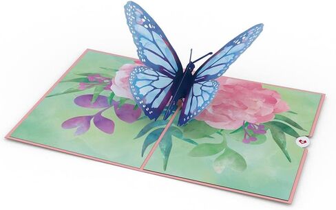 Lovepop Hummingbird Birthday Card, 5 x 7 in, Pop Up 3D Birthday Card, Blank Note Card Slides Out Craft Paper, Art Meets Engineering, Slicegami Technique in Kuwait