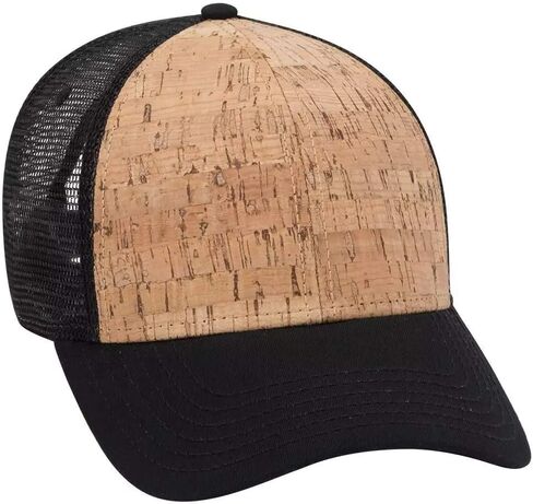 Ashen Fane Cork 6 Panel Low Profile Mesh Back Trucker Hat in Saudi Arabia
