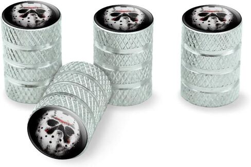 GRAPHICS & MORE Friday The 13th Jason Mask Tire Rim Wheel Aluminum Valve Stem Caps in Saudi Arabia