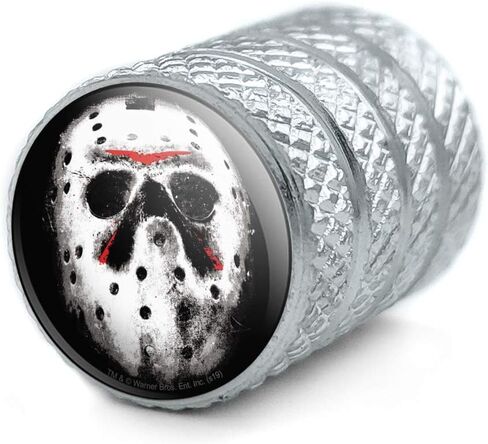 GRAPHICS & MORE Friday The 13th Jason Mask Tire Rim Wheel Aluminum Valve Stem Caps in Saudi Arabia
