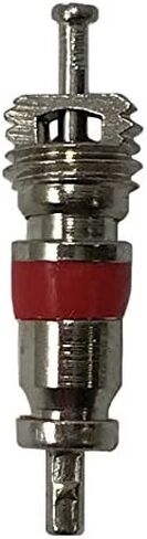 Sherco-Auto Replacement Standard High Heat Temperature Tire Valve Stem Schrader Core with Red Band - 100 Pieces - Made in USA in Saudi Arabia