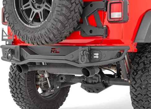 Rough Country Tubular Rear Bumper for Jeep Wrangler JL/Wrangler Unlimited (2018-2024) in Saudi Arabia