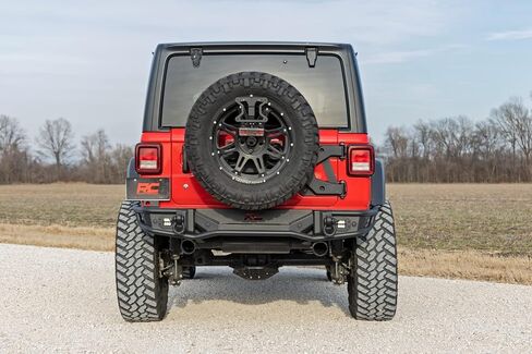 Rough Country Tubular Rear Bumper for Jeep Wrangler JL/Wrangler Unlimited (2018-2024) in Saudi Arabia