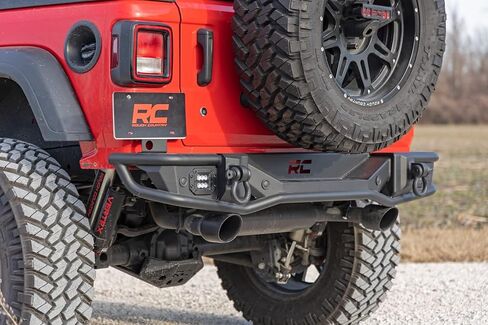 Rough Country Tubular Rear Bumper for Jeep Wrangler JL/Wrangler Unlimited (2018-2024) in Saudi Arabia