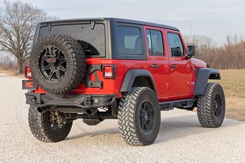 Rough Country Tubular Rear Bumper for Jeep Wrangler JL/Wrangler Unlimited (2018-2024) in Saudi Arabia