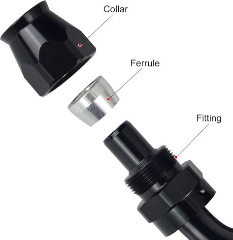 10AN PTFE Fuel Hose End Joint Fitting Adapter 120 Degree 1PC for PTFE E85 Fuel Line Only Aluminum Black in Saudi Arabia