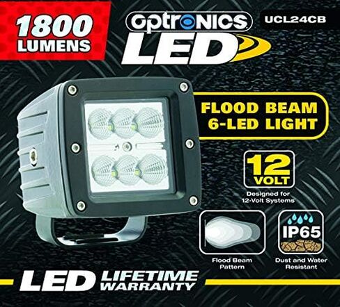 Optronics UCL24CB LED 3" Flood Light Cube - Post Mount in Saudi Arabia