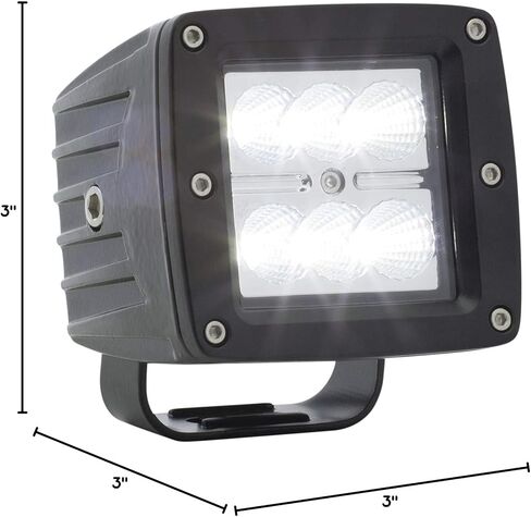 Optronics UCL24CB LED 3" Flood Light Cube - Post Mount in Saudi Arabia