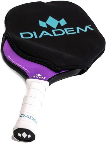 Diadem Pickleball Paddle Covers | Neoprene Cover | One Size Fits All Diadem Paddles (Black/Yellow) in Kuwait