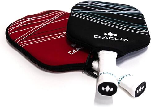 Diadem Pickleball Paddle Covers | Neoprene Cover | One Size Fits All Diadem Paddles (Black/Yellow) in Kuwait