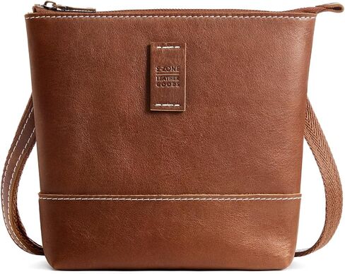 S-ZONE Leather Crossbody Bags for Women Small Over the Shoulder Purses and Handbags Trendy in Saudi Arabia