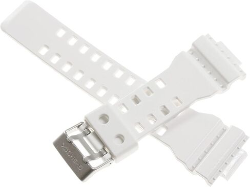 Casio 10347710 Genuine Factory Replacement White Rubber Watch Band fits G-8900A-7 GA-100A-7A GR-8900A-7 GW-8900A-7 in Saudi Arabia