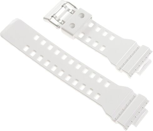 Casio 10347710 Genuine Factory Replacement White Rubber Watch Band fits G-8900A-7 GA-100A-7A GR-8900A-7 GW-8900A-7 in Saudi Arabia