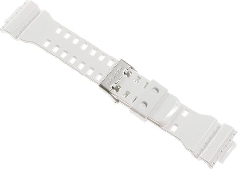 Casio 10347710 Genuine Factory Replacement White Rubber Watch Band fits G-8900A-7 GA-100A-7A GR-8900A-7 GW-8900A-7 in Saudi Arabia