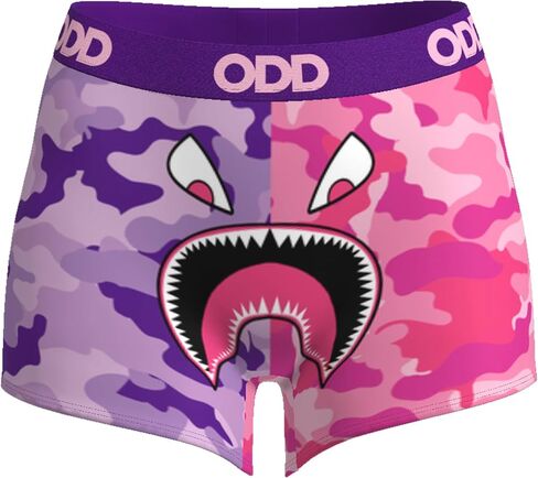 Odd Sox, Warplane Camo, Women's Boy Shorts, Fun Graphic Print, Small in Saudi Arabia