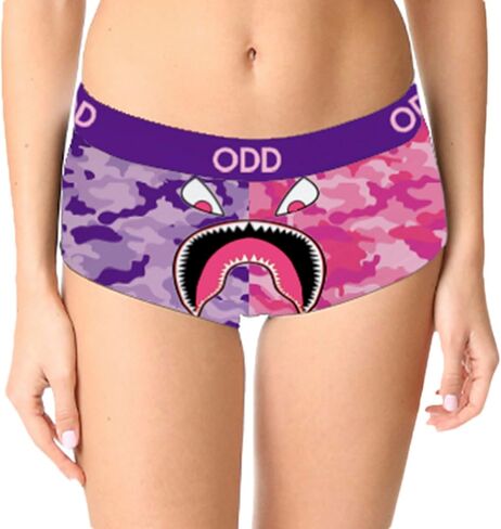 Odd Sox, Warplane Camo, Women's Boy Shorts, Fun Graphic Print, Small in Saudi Arabia