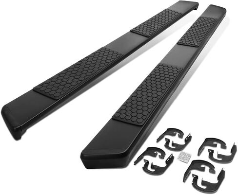 Auto Dynasty Honeycomb Running Boards Compatible with 2004-2014 Ford F-150 Super/Extended Cab, Stainless Steel Side Step Rail Nerf Bars, 5.5" Step Bars, Polished Chrome in Saudi Arabia