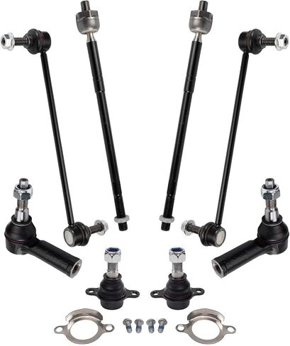 TRQ Front Steering & Suspension Kit Ball Joint Sway Bar Stabilizer Link Tie Rod Compatible with 2015-2019 Ford Transit-150 Transit-250 Transit-350 Transit-350 HD in Saudi Arabia