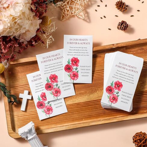 Fumete 120 Pack Memorial Coin Envelopes Kraft Small Coin Envelopes Plant Small Flower Packets Celebration of Life Packets for Funerals Loss of Loved One, 3.9 x 2.4 Inch(Memorial) in Kuwait