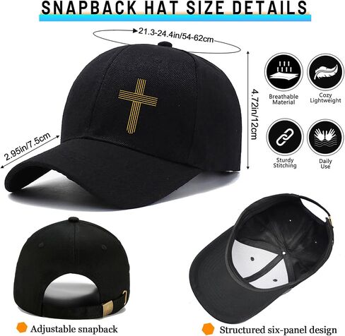 قبعات البيسبول للرجال قبعات البيسبول قبعة snapback للرجال المسيحيين يسوع عبر القبعات in Kuwait