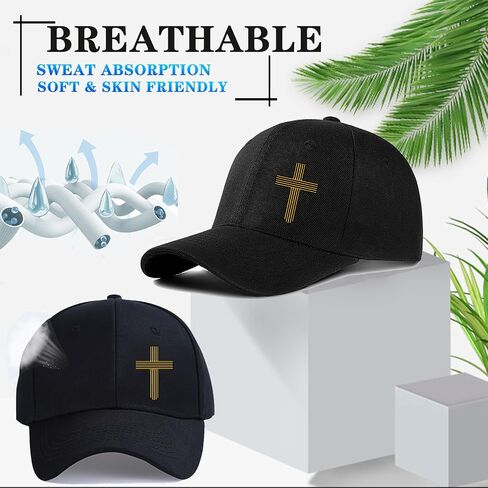 قبعات البيسبول للرجال قبعات البيسبول قبعة snapback للرجال المسيحيين يسوع عبر القبعات in Kuwait