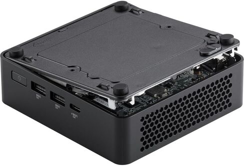 ASUS NUC 14 Pro Slim Mini Desktop (Intel Core 3 100U، Intel Graphics Shared، 8 جيجابايت DDR5، 128 جيجابايت PCIe SSD، 2 Thunderbolt 4، WiFi 6E، Bluetooth 5.3، 90W PSU، RJ-45، Win 11 Home) مع منفذ USB DKZ المتوسع in Saudi Arabia